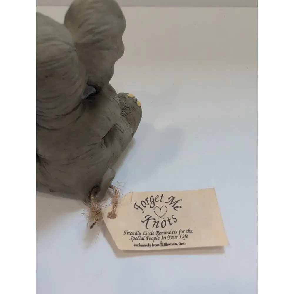 1996 Small‎ Forget Me Knots Elephant Figuring With Heart Great For Valentine's